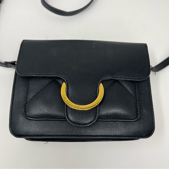 RACHEL ZOE CROSSBODY BAG IN BLACK AND GOLD - Picture 2 of 14